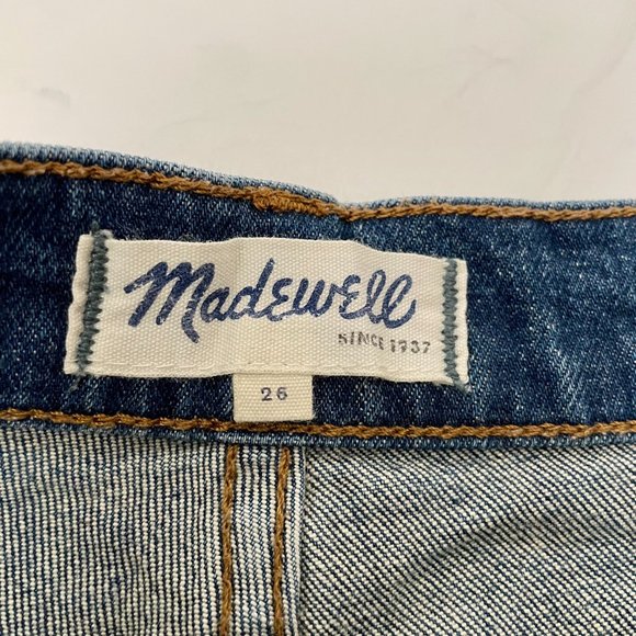 Madewell High Rise Denim Cutoff Shorts, size 26 - Picture 3 of 6